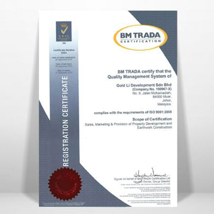 BM TRADA Certification